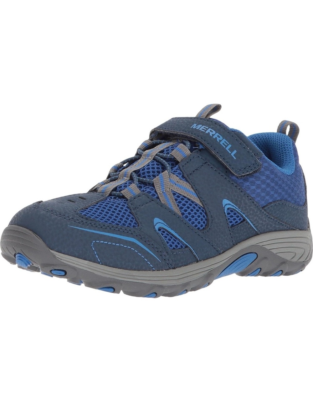 Merrell Kids Navy and Royal Blue Trail Sneaker